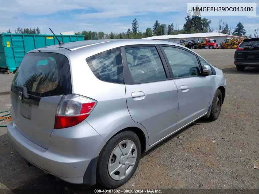 2013 Honda Fit VIN: JHMGE8H39DC045406 Lot: 40187582