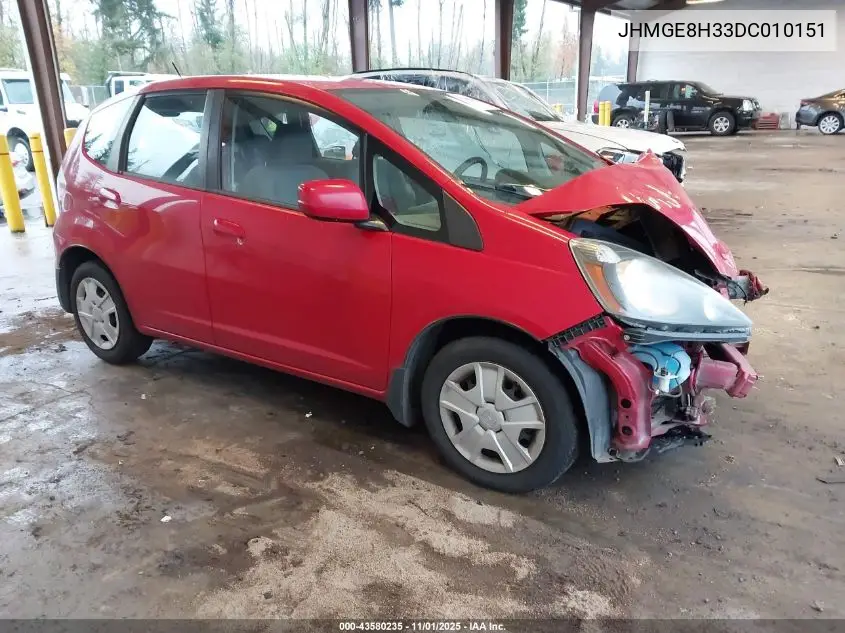 JHMGE8H33DC010151 2013 Honda Fit