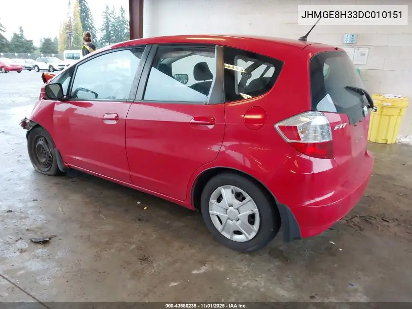 JHMGE8H33DC010151 2013 Honda Fit