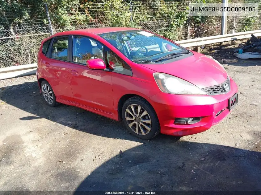 JHMGE8H55DC009505 2013 Honda Fit Sport