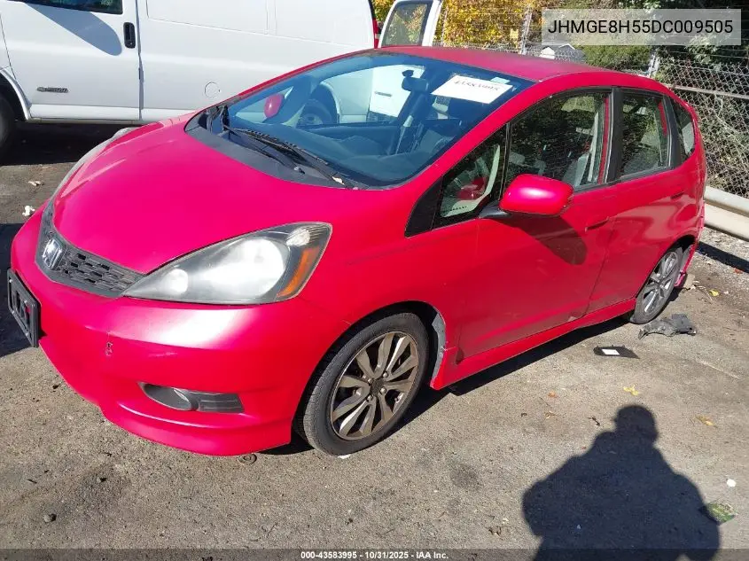 JHMGE8H55DC009505 2013 Honda Fit Sport