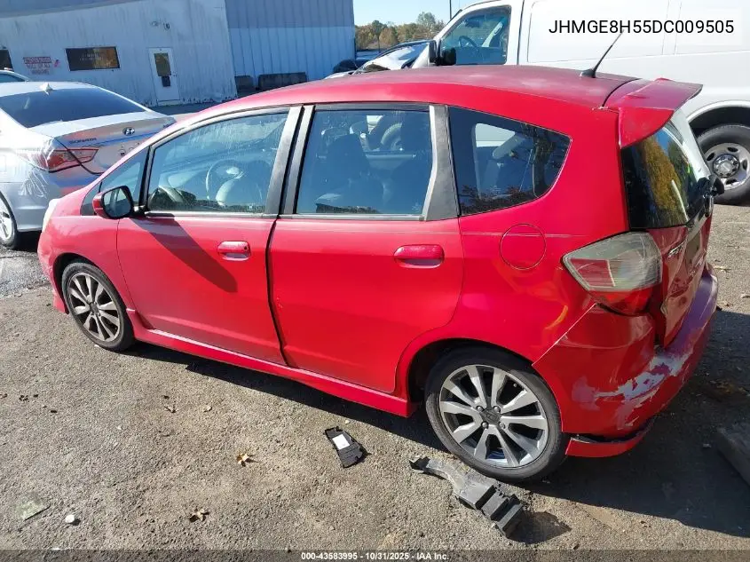 JHMGE8H55DC009505 2013 Honda Fit Sport