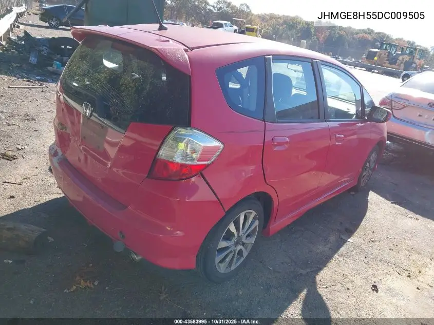 JHMGE8H55DC009505 2013 Honda Fit Sport