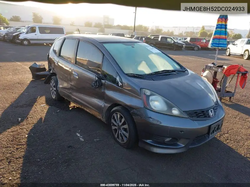 JHMGE8H52DC024933 2013 Honda Fit Sport