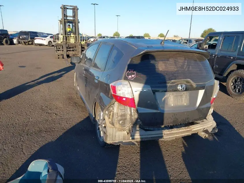 JHMGE8H52DC024933 2013 Honda Fit Sport