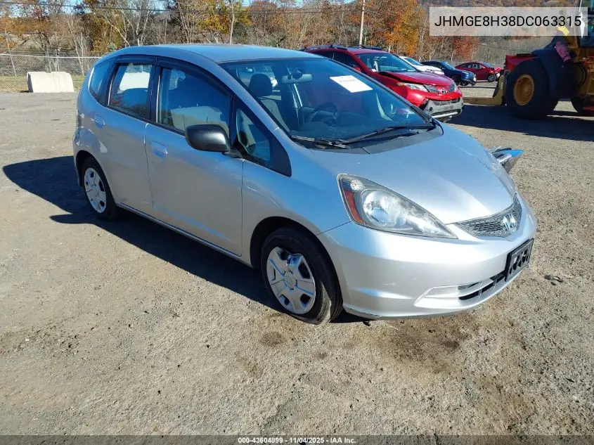 JHMGE8H38DC063315 2013 Honda Fit