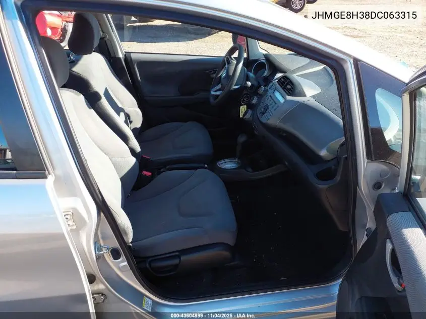 JHMGE8H38DC063315 2013 Honda Fit