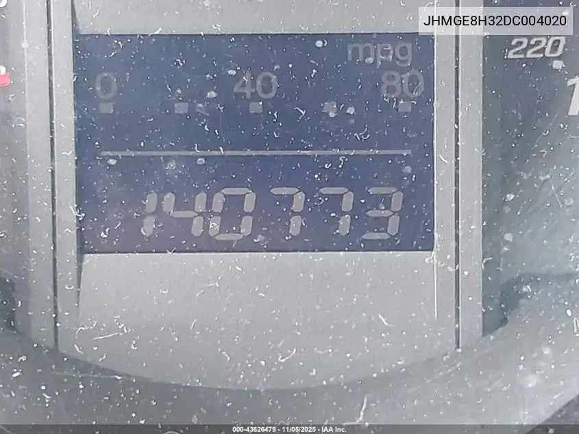 JHMGE8H32DC004020 2013 Honda Fit