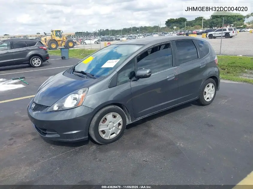 JHMGE8H32DC004020 2013 Honda Fit