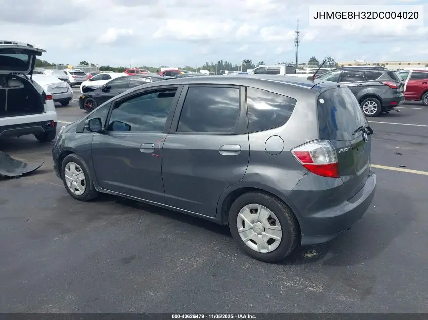 JHMGE8H32DC004020 2013 Honda Fit