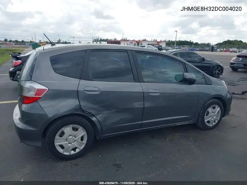 JHMGE8H32DC004020 2013 Honda Fit