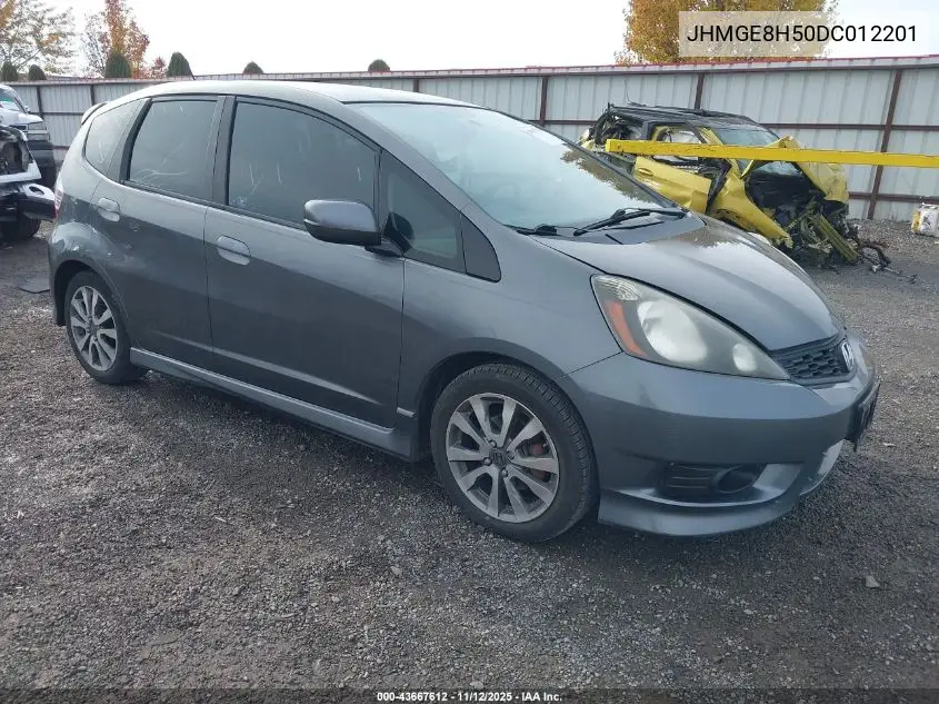 JHMGE8H50DC012201 2013 Honda Fit Sport