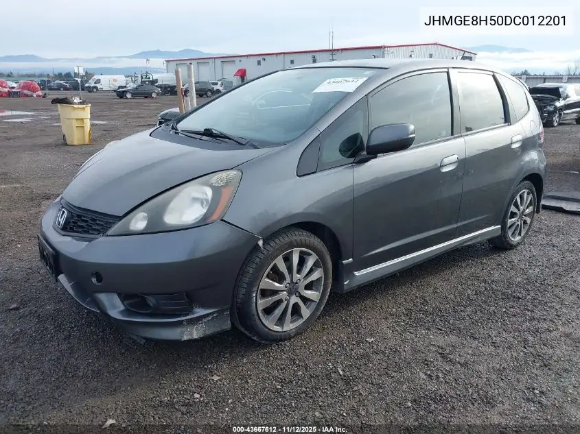 JHMGE8H50DC012201 2013 Honda Fit Sport