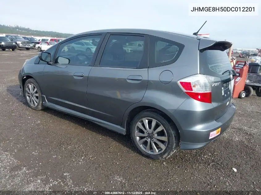 JHMGE8H50DC012201 2013 Honda Fit Sport