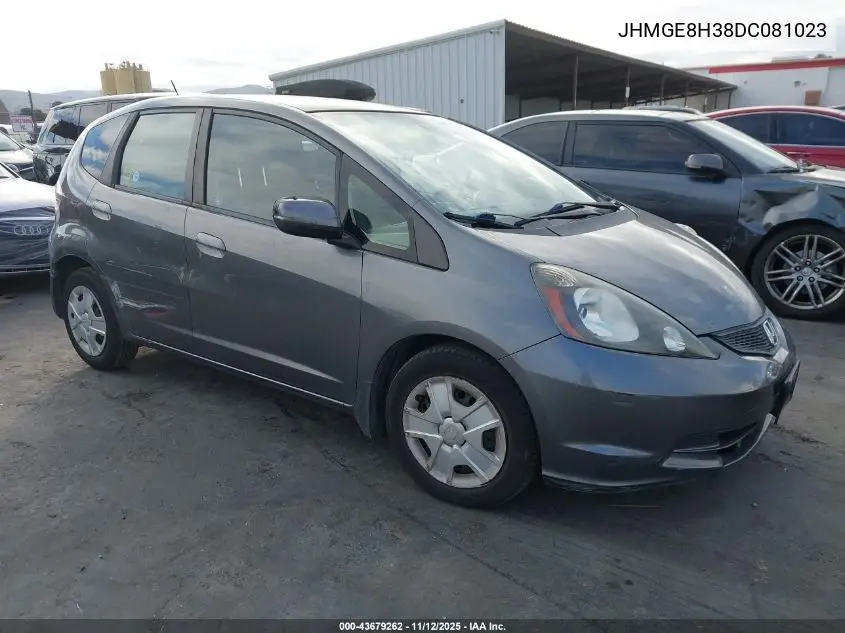 JHMGE8H38DC081023 2013 Honda Fit