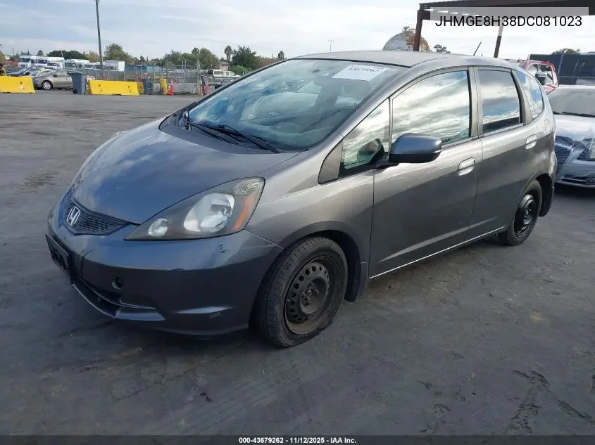 JHMGE8H38DC081023 2013 Honda Fit
