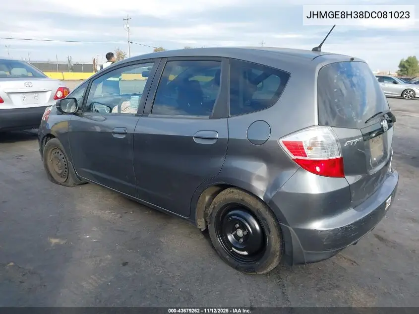 JHMGE8H38DC081023 2013 Honda Fit