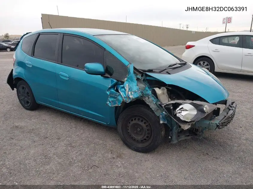 JHMGE8H32DC063391 2013 Honda Fit