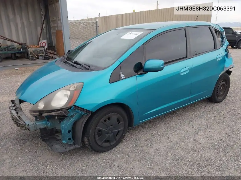 JHMGE8H32DC063391 2013 Honda Fit