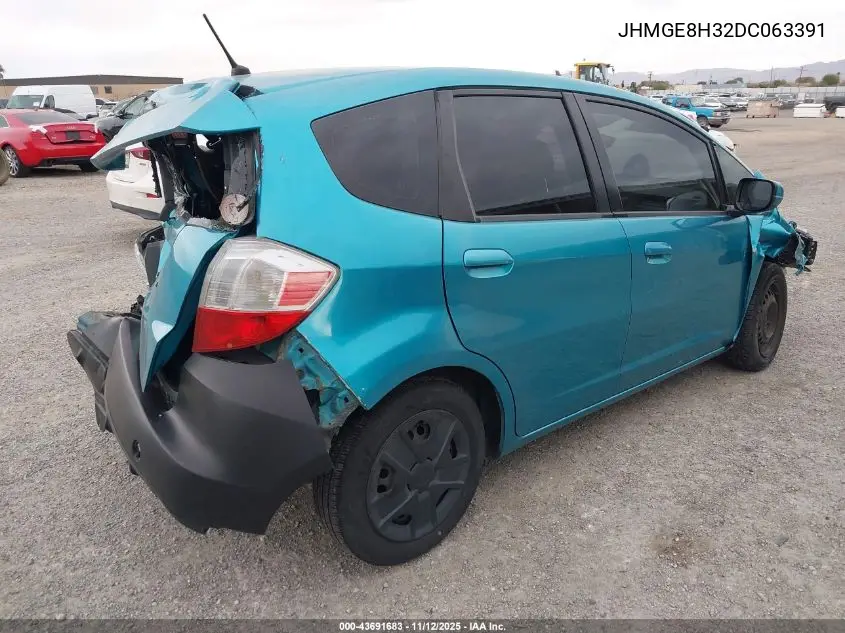 JHMGE8H32DC063391 2013 Honda Fit