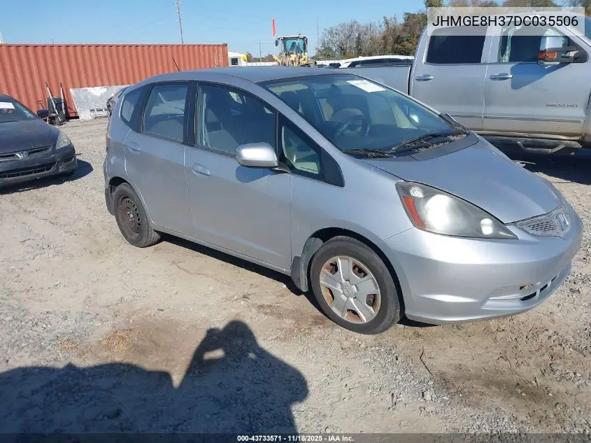 JHMGE8H37DC035506 2013 Honda Fit