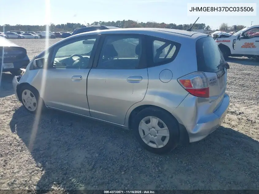 JHMGE8H37DC035506 2013 Honda Fit