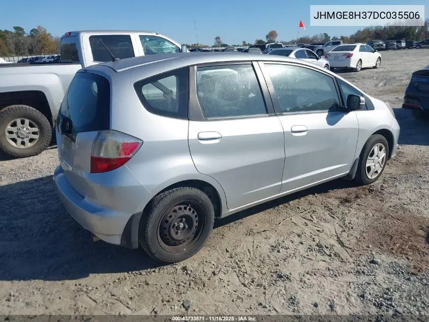 JHMGE8H37DC035506 2013 Honda Fit
