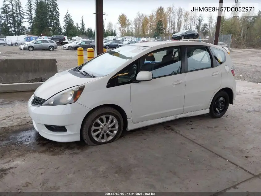 JHMGE8H57DC052971 2013 Honda Fit Sport