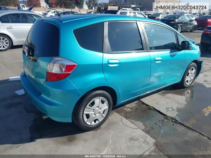 JHMGE8H32DC043724 2013 Honda Fit