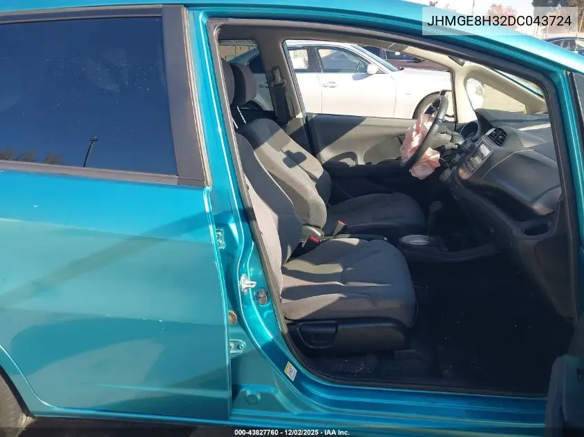 JHMGE8H32DC043724 2013 Honda Fit