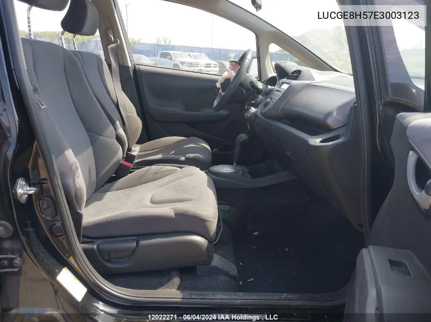 LUCGE8H57E3003123 2014 Honda Fit Lx