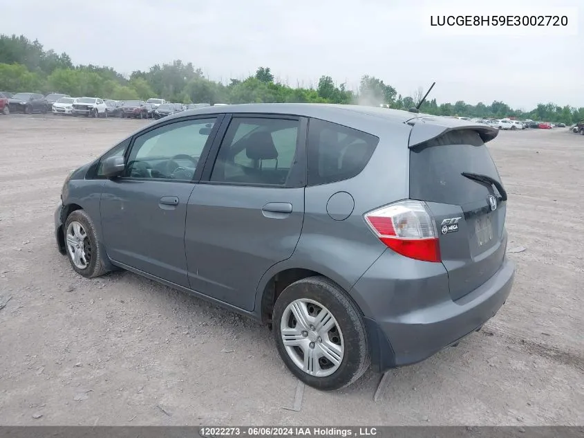 LUCGE8H59E3002720 2014 Honda Fit