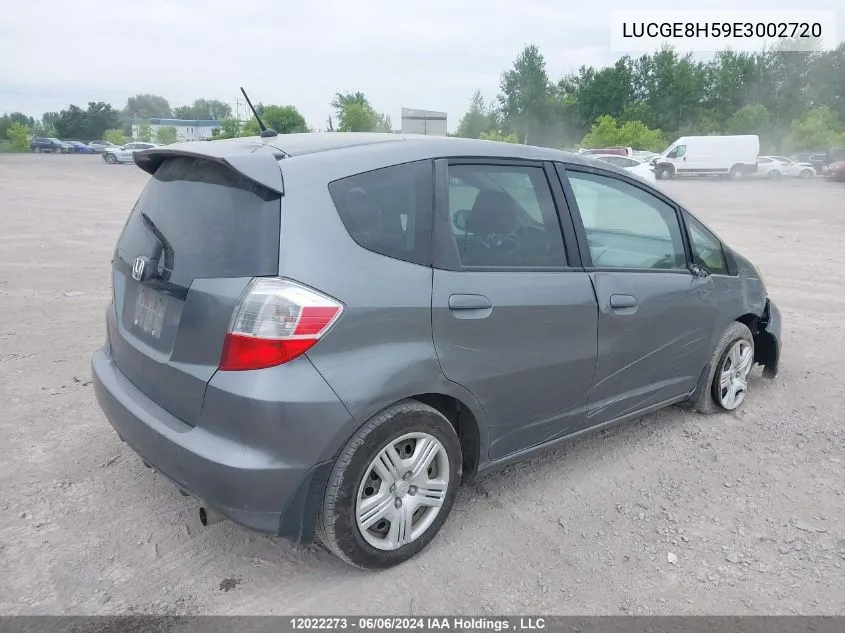 LUCGE8H59E3002720 2014 Honda Fit