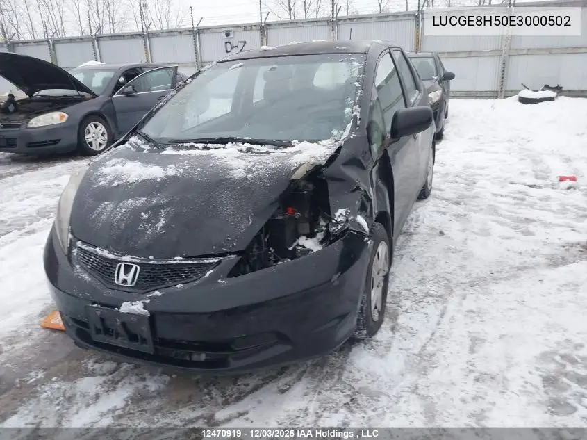 LUCGE8H50E3000502 2014 Honda Fit Lx