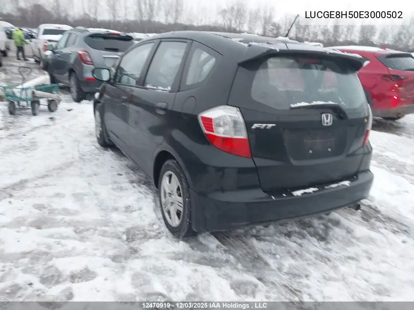 LUCGE8H50E3000502 2014 Honda Fit Lx