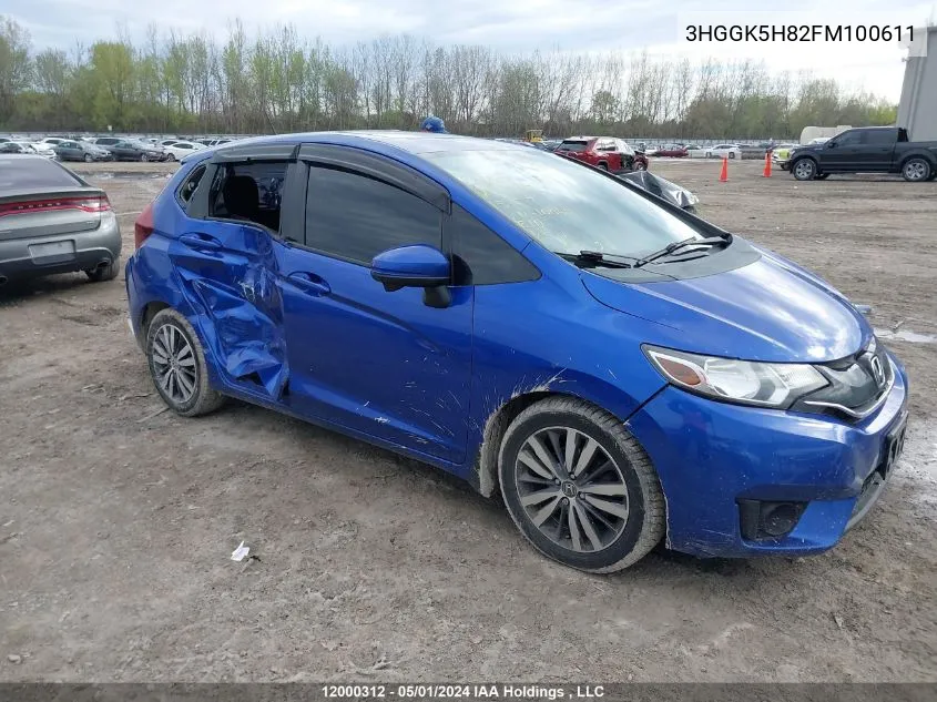 3HGGK5H82FM100611 2015 Honda Fit