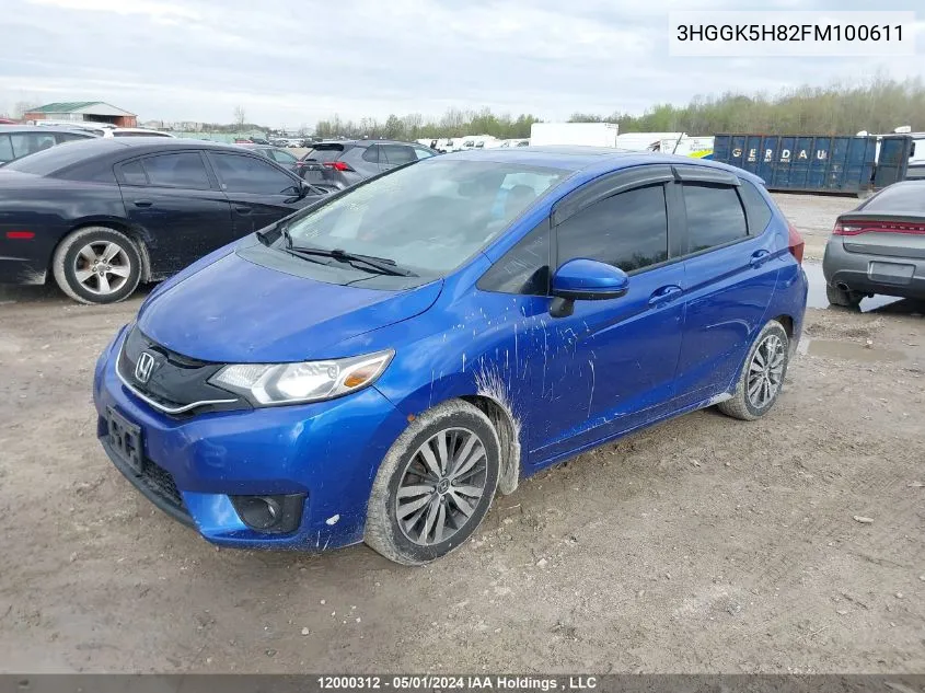 3HGGK5H82FM100611 2015 Honda Fit