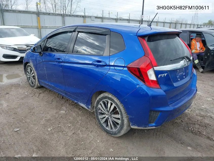 3HGGK5H82FM100611 2015 Honda Fit