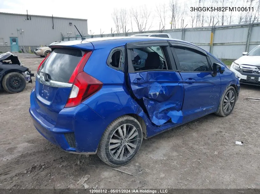 3HGGK5H82FM100611 2015 Honda Fit