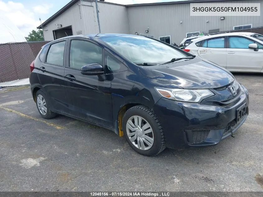 2015 Honda Fit VIN: 3HGGK5G50FM104955 Lot: 12045156