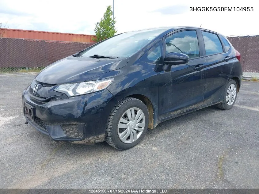 3HGGK5G50FM104955 2015 Honda Fit