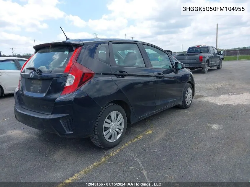 3HGGK5G50FM104955 2015 Honda Fit