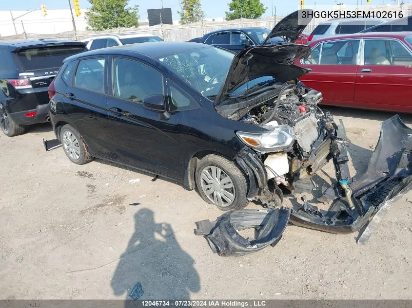 3HGGK5H53FM102616 2015 Honda Fit