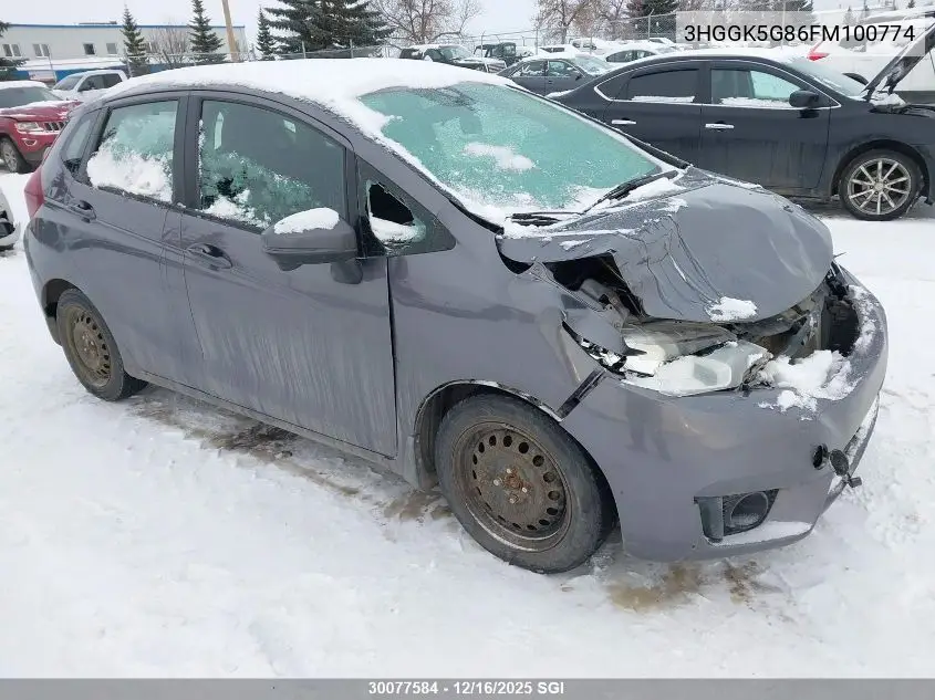 3HGGK5G86FM100774 2015 Honda Fit Ex/Exl