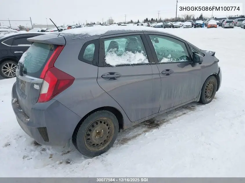 3HGGK5G86FM100774 2015 Honda Fit Ex/Exl
