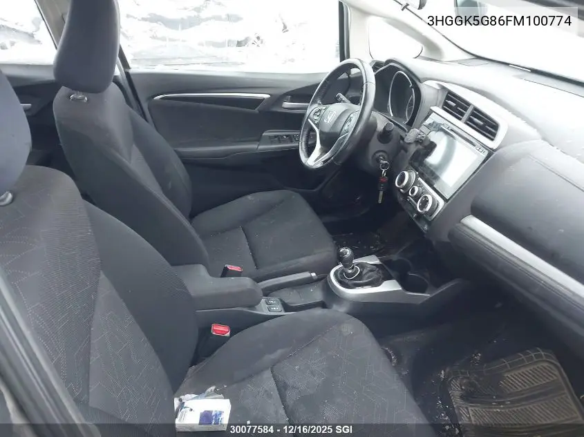 3HGGK5G86FM100774 2015 Honda Fit Ex/Exl