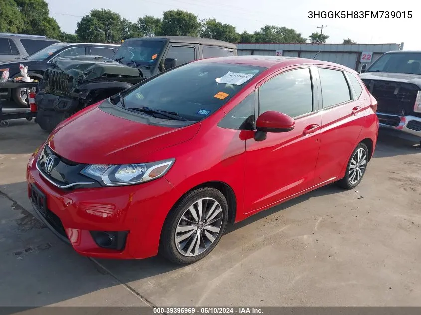 3HGGK5H83FM739015 2015 Honda Fit Ex/Ex-L