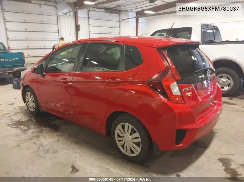 3HGGK5G5XFM780037 2015 Honda Fit Lx