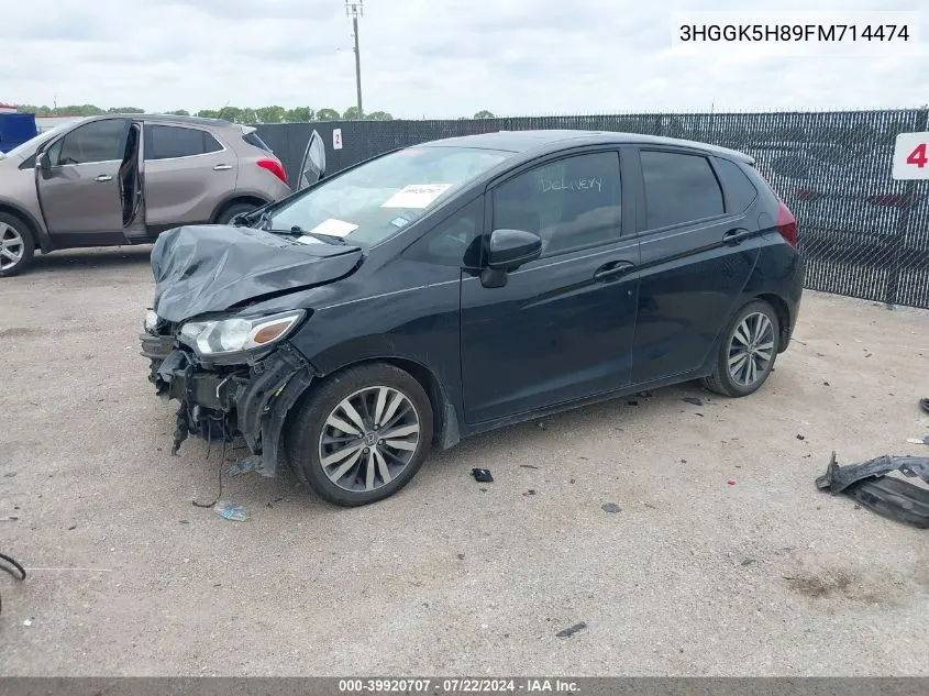 3HGGK5H89FM714474 2015 Honda Fit Ex/Ex-L