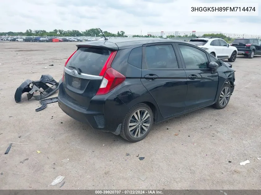 3HGGK5H89FM714474 2015 Honda Fit Ex/Ex-L